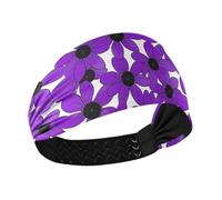 aidingzhi Susan dagli occhi neri Semplice Line Art Valentinesnes Viola Fasce di raffreddamento panno elastico per gli allenamenti Calcio Pallavolo Palestra
