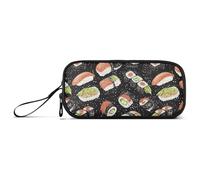 aidingzhi Sushi Stile Rustico Nylon Matita Sacchetto Scuola Alta Capacità Astucci Per Teen Ragazze Scuola Cancelleria per Preppy Scuola Insegnante