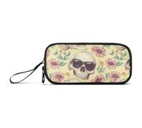aidingzhi Teschi Indossare Occhiali Da Sole Natura Nylon Matita Borsa Per Bambini Alta Capacità Cerniera Astuccio Cancelleria Organizzatore per il Liceo Preppy