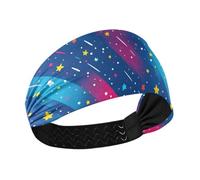 aidingzhi Vector Star Colorato Antiscivolo? Fascia per capelli elastica assorbe il sudore per make up Ciclismo Calcio Pallavolo