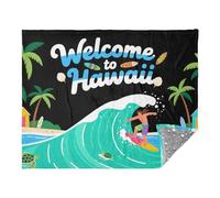 aidingzhi Welcome to Hawaii, coperta per divani e divani, coperta accogliente grande, 140 x 178 cm