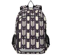 aidingzhi zaino acqua per bambini 8-12: moderna borsa libri per borse libri per ragazze adolescenti ragazzi in colori assortiti - Tribal Style Black Cats