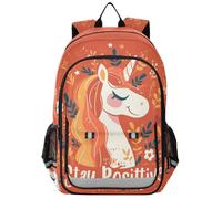 aidingzhi zaino bambini ragazze 8-12: borsa libri moderna per ragazzi in colori assortiti - Stay Positive unicorni