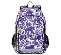 aidingzhi zaino bambino per la scuola 8-12: borsa moderna libri per liceo in colori assortiti - Style Gorilla Purple