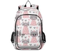 aidingzhi zaino per bambini per ragazze 8-12: borsa moderna libri per la scuola media in colori assortiti - Cute Cat