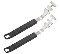 AIDIRui 2 pezzi resistente al calore griglia sollevatore anti-scottatura griglia di cottura strumento sollevatore barbecue grill strumenti accessori per il