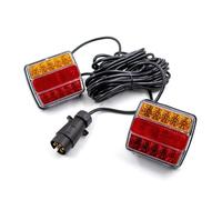 AIDLMBG 1 Set 12V 10m Fanale Posteriore Universale Per Rimorchio EN 7 Pin Luce Freno Stop Targa Catarifrangente Luci Impermeabili Luci Posteriori Kit