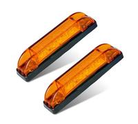 AIDLMBG Indicatore Dello specchio 2 Strisce Luminose A LED Da 6 Pollici Per Interni Ed Esterni, Indicatori Di Direzione Laterali Per Camion(Bianco)