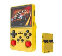 Aidodmom Console di gioco portatile retrò, R36S, display IPS da 3,5 pollici, scheda TF da 64/128 GB, oltre 20.000 giochi, con sistema Linux open source