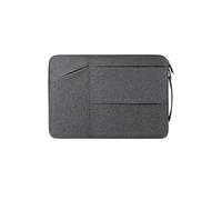 AidSci Slim Laptop Eco Borsa fino a 14 pollici in poliestere, borsa compatta per computer portatile, impermeabile, resistente agli urti sostenibile, borsa a tracolla per viaggi, affari, ufficio