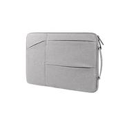 AidSci Slim Laptop Eco Borsa fino a 15,6 pollici in poliestere, borsa compatta per computer portatile, impermeabile, resistente agli urti, sostenibile, borsa a tracolla per viaggi, affari, ufficio