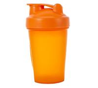 AidShunn Shaker,Bottiglia per proteine, 400 ml, con miscelatore a sfera, a prova di perdite, con tappo a ribalta, 14 ml, per frullatore, integratore sportivo, allenamento fitness (arancione)