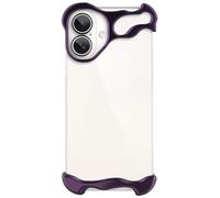 aidvaia Custodia per telefono compatibile con iPhone 16, compatibile con protezione della fotocamera dell'obiettivo, design minimalista senza cornice, estremamente evidente la personalità