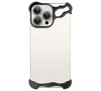 aidvaia Custodia per telefono compatibile con iPhone 16 Pro Max, compatibile con protezione della fotocamera dell'obiettivo, design minimalista senza cornice, estremamente evidenziando la personalità