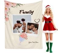 Aiebill Coperta artistica personalizzata, per nipote, idee regalo per San Valentino
