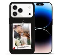 Aiebill Custodia per collage di foto personalizzata per iPhone 14 Plus, 13, 12 Mini, 11,15 Pro Max, 16 Pro, 17 Air, personalizzata con testo, regalo ideale per coppie o fratelli