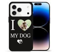 Aiebill Custodia per telefono con foto di cane, cover personalizzata per iPhone 17Pro Max 16 Pro 15 Plus 14 13 Mini 12 11 X XS XsMax, regalo unico per gli amanti degli animali domestici, design carino