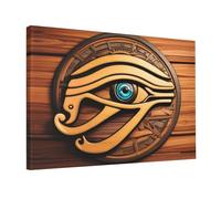 Aieefun - Stampa artistica su tela, motivo: occhio di Horus egiziano, decorazione per la casa, pronta da appendere, 30 x 40 cm