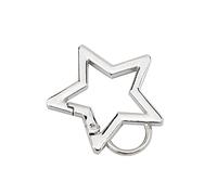 aieibuy Moschettone con moschettone a molla in acciaio inossidabile, clip in acciaio inossidabile a forma di stella per borsa portachiavi per gioielli fai-da-te