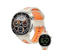 AIEK Smart Watch GPS, orologio da corsa per uomo e donna, schermo AMOLED da 1,4 pollici, fitness tracker, bussola/chiamate Bluetooth/impermeabile IP68/frequenza cardiaca, smartwatch militari per