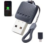 Aieloar Adattatore wireless CarPlay UK per iPhone, adattatore wireless Carplay Dongle con connessione rapida - Micro Size