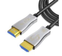 Aieloar Cavo in Fibra Ottica HDMI 20M, Cavo HDMI 2.1 fibra ottica supporta 3D/8K@60Hz /48Gbps