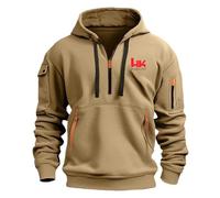 Aienviaoe Felpa con Cappuccio Uomo He-ckler and K.och, Felpa Hip Hop Stile, Felpa con Cappuccio Uomo Inverno, tops(Multicolor 4,3XL)