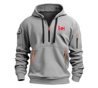 Aienviaoe Felpa con Cappuccio Uomo He-ckler and K.och, Felpa Hip Hop Stile, Felpa con Cappuccio Uomo Inverno, tops(Multicolor 2,XXL)