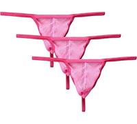 AIEOE 3/5/6 Pezzi Uomo Tanga Sexy Mutande Perizomi Intimo G-String Lingerie Bikini String Thong