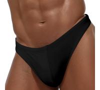AIEOE - Perizoma Sexy da Uomo Tanga da Bagno Intimo Slip Nuoto Slip Bikini Pantaloncini da Bagno a Vita Bassa Elasticizzati Costume da Bagno Sportivo ad Asciugatura Rapida