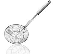 Aieraczy 14cm Schiumarola Acciaio Inox, Schiumarola per Fritti, Colino Fritto, Ragno da Cucina Acciaio, Ragno Cucina per Cucinare, Friggere, Arrostire, Pasta o Gnocchi in Cucina