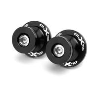 AIERDEYP 2 Pezzi Forcellone Cavalletto per CF-M-OTO per Clx700 per 700Clx 700 Clx Moto Forcellone Forcellone Bobine Cursori Supporto Viti 10MM(Clx700 Black)