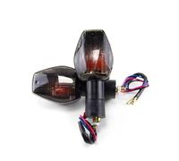 AIERDEYP Compatibile Con Honda Per CBR900RR 919 929 954 CBR1000RR CBR1100XX CB1300 CBR600F4I Indicatore Di Direzione Anteriore Posteriore Moto Frecce Moto(Fumo)