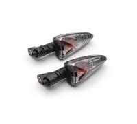 AIERDEYP Frecce Moto Indicatore Direzione Motocicletta Luce Lampeggiante Compatible Con Triumph Per Daytona 675 675R 2009-2014 Per Street Triple 675 2007-2013(Wireless Black)