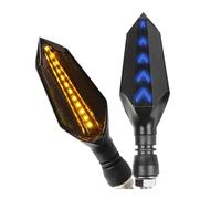 AIERDEYP Frecce Moto Per Y&amaha Per YZF R6 1999-2013 2014 2015 2016 Indicatori Direzione Moto Luce Lampeggiante Posteriore(1 pair yellow blue)