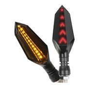 AIERDEYP Frecce Moto Per Y&amaha Per YZF R6 1999-2013 2014 2015 2016 Indicatori Direzione Moto Luce Lampeggiante Posteriore(1 pair yellow red)