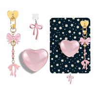 AIERSA Simpatico set di ciondoli per Kindle, tra cui tappo antipolvere tipo C/USB C, supporto a forma di cuore, portachiavi con gancio per accessori Kindle, compatibile con Kindle Paperwhite 11a e 12a