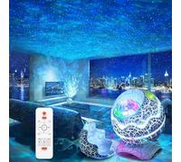 AIERSH Galaxy Projector Star Light - Altoparlante Bluetooth & White Noise Machine for Bedroom, luce notturna per bambini con controllo remoto, funzione timer, regalo di compleanno per adulti (modello