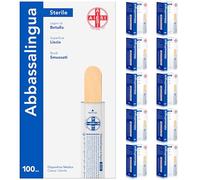 AIESI® Abbassalingua in legno monouso STERILI (Confezione da 1000 pezzi)