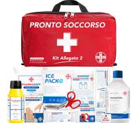 AIESI® Cassetta medica di pronto soccorso (Borsa) con ALLEGATO 2 per aziende