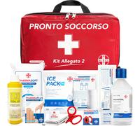 AIESI® Cassetta medica di pronto soccorso (Borsa) con ALLEGATO 2 per aziende