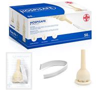 AIESI® Catetere esterno per uomo 25 mm (50 pezzi) in lattice con striscia adesiva HOSPISAFE