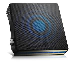 AIESI® Cuscino Antidecubito per sedia a rotelle e sedute (cm 44x44x5h) in poliuretano espanso con cuscinetto interno in gel viscoelastico e cinghia di fissaggio, Certificato CE, Garanzia 24 mesi