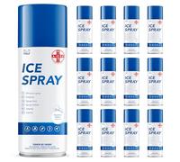 6 Ghiaccio Spray sport sintetico mentolo 400 ml - Made in Italy