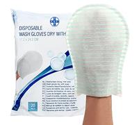 AIESI® Manopole Saponate monouso di alta qualità impermeabili con soffice spugna (Confezione da 20 pezzi), Delicatamente profumate, Senza risciacquo