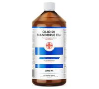 AIESI® Olio di Mandorle Dolci F.U. puro 100% spremuto a freddo (Flacone da 1 litro), Per uso farmaceutico, alimentare, cosmetico e dermatologico, Made in Italy