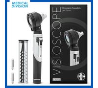 AIESI Otoscopio professionale tascabile LED 3V a fibre ottiche VISIOSCOPE