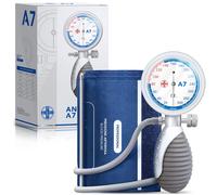 AIESI® Sfigmomanometro Manuale Professionale aneroide palmare per adulti senza