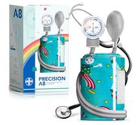 AIESI® Sfigmomanometro Manuale Professionale Pediatrico aneroide con stetoscopio PRECISION A8, Garanzia Italia 24 mesi