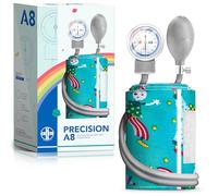 AIESI® Sfigmomanometro Manuale Professionale Pediatrico aneroide senza stetoscopio PRECISION A8, Garanzia Italia 24 mesi